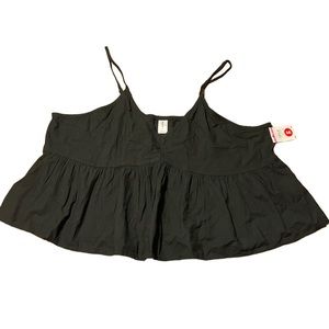 NWT Abound Babydoll Spaghetti Strap Tank Top with Adjustable Straps Size 3X